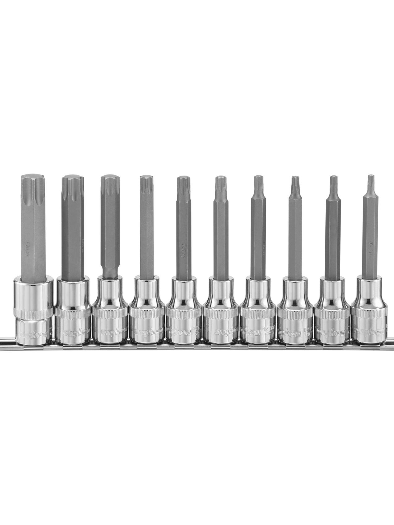 Набор насадок торцевых t5-t70 ombra. Вставка для инструмента. Насадка торкс т20. Насадка торцевая torx т30 1/2 ombra 112930 55593. Xzn m10.