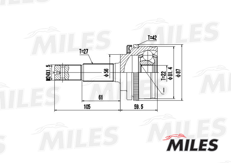 Miles каталог запчастей. Шрус Miles ga20036. Шрус Miles ga20614. Шрус Miles ga20318. Шрус Miles ga20086.